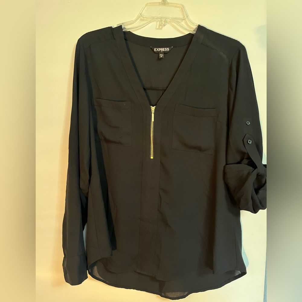 Black Express Business Casual Shirt